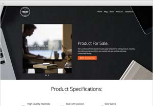 Product Sales Page
