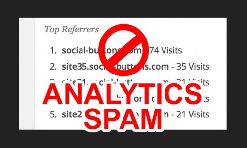 How to eliminate pesky Analytics Spammers